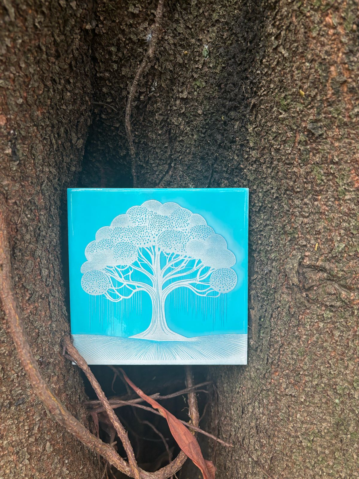 Árvore azul azulejo - Finngifts