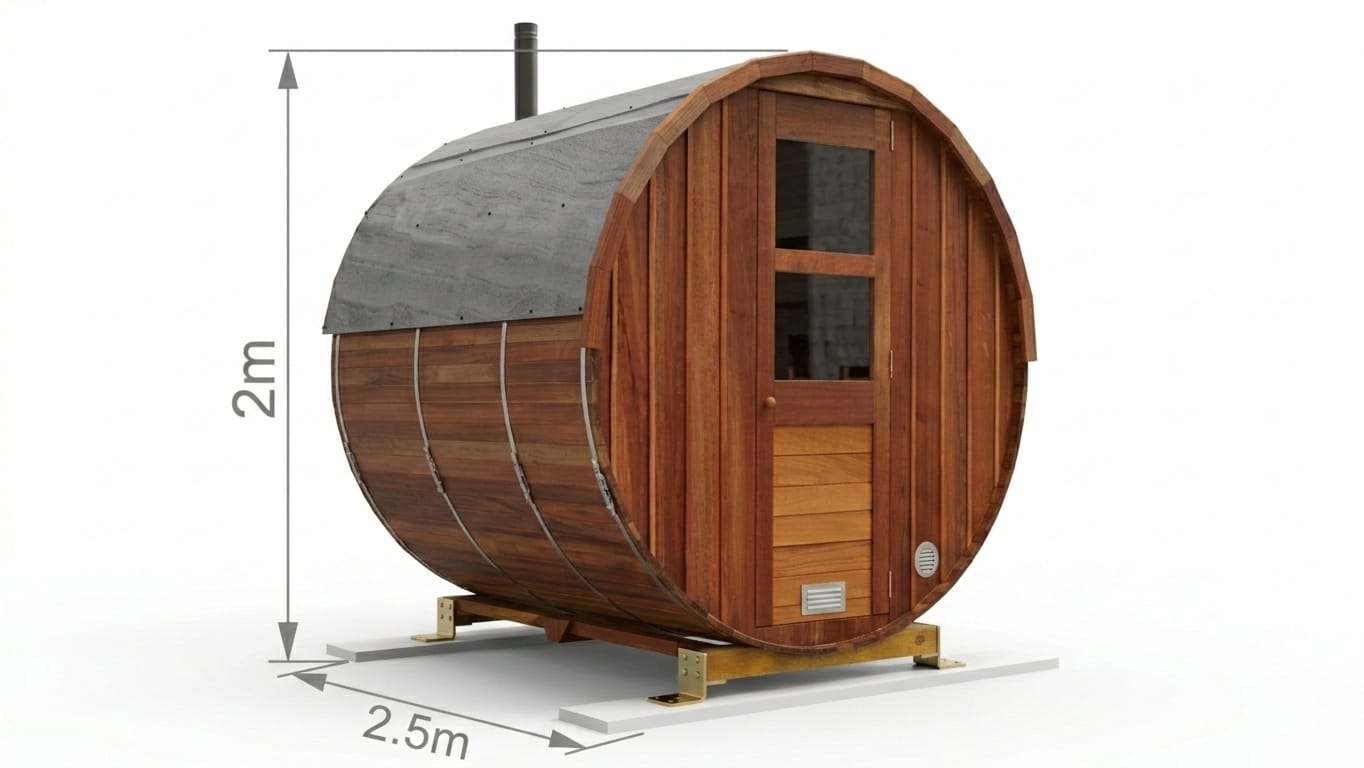 Sauna Barril Modelo L - Finngifts - Finngifts