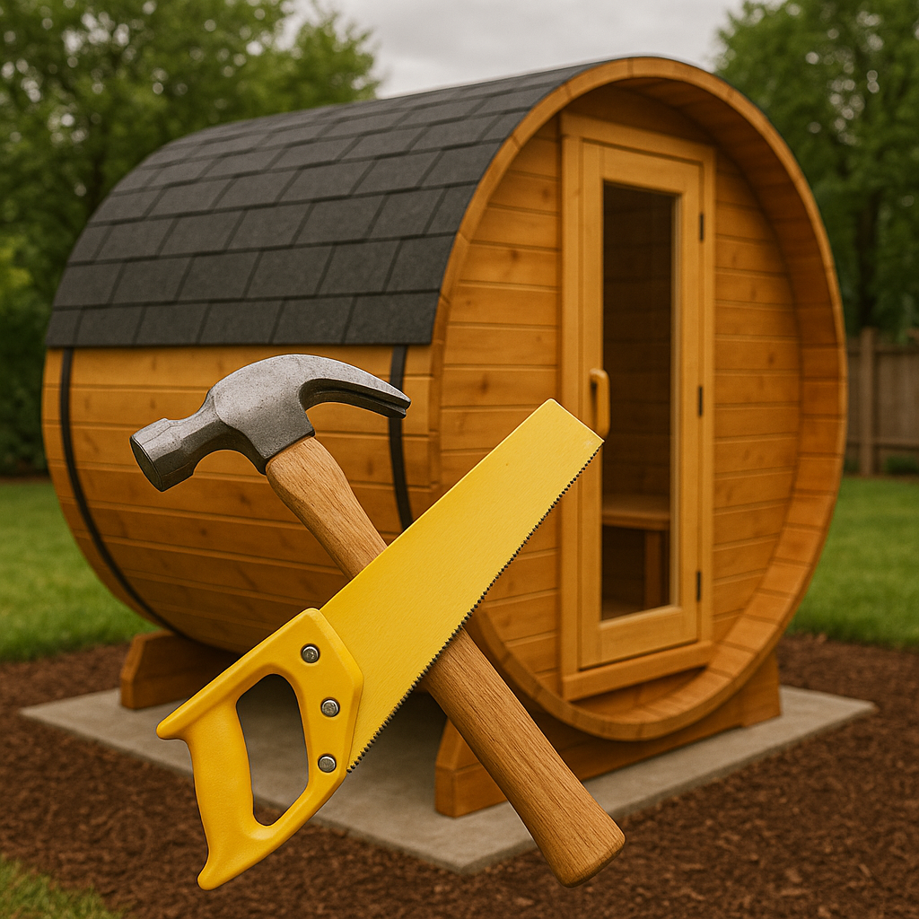 O que uma propriedade precisa para instalar uma sauna?