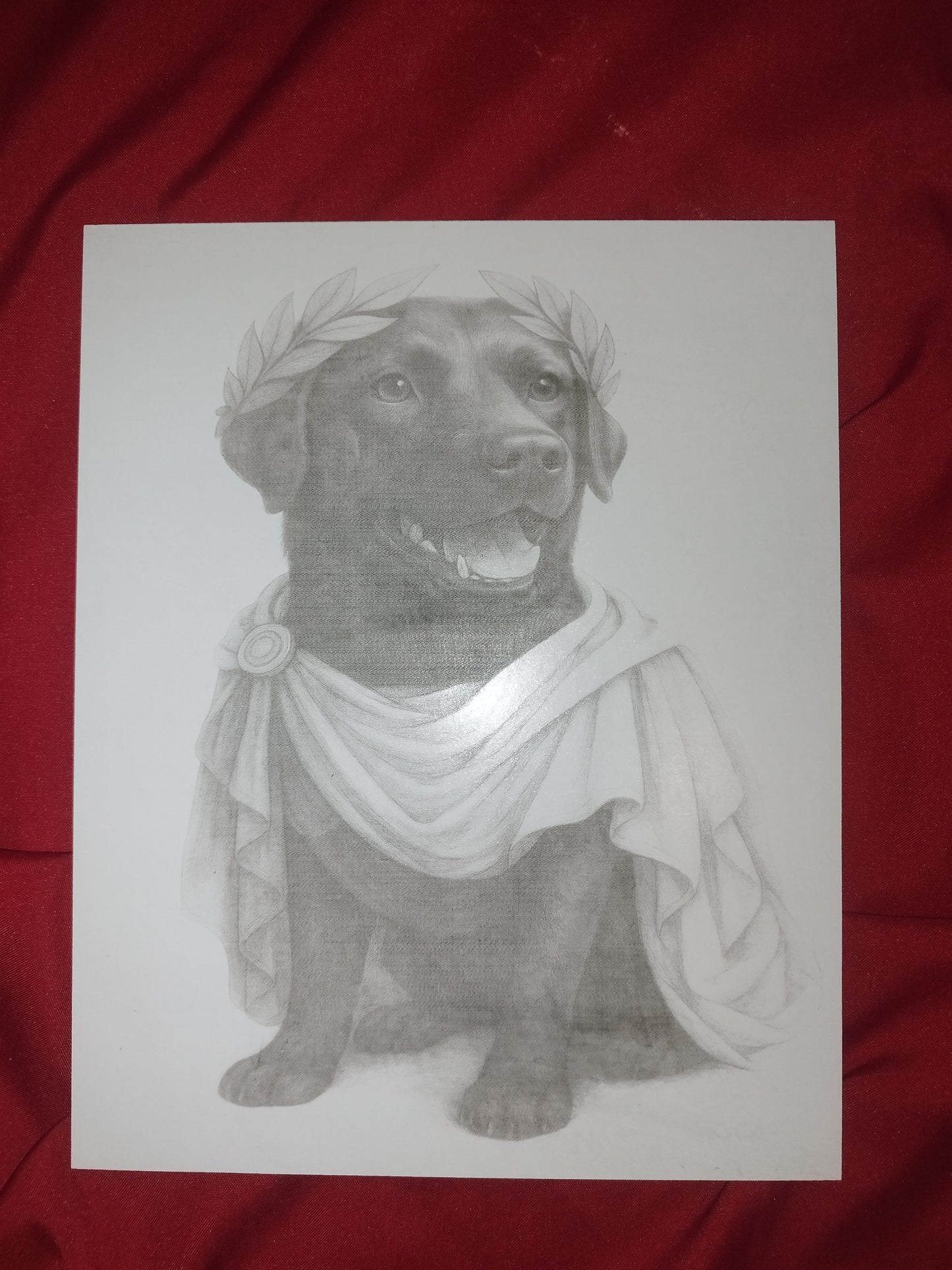 Retrato Gravado Personalizado em MDF.