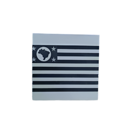 Bandeira de São Paulo Azulejo. - Finngifts
