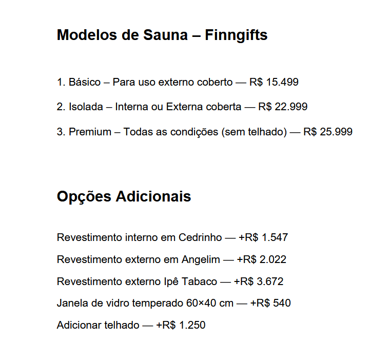 Sauna Premium Finngifts. - Finngifts