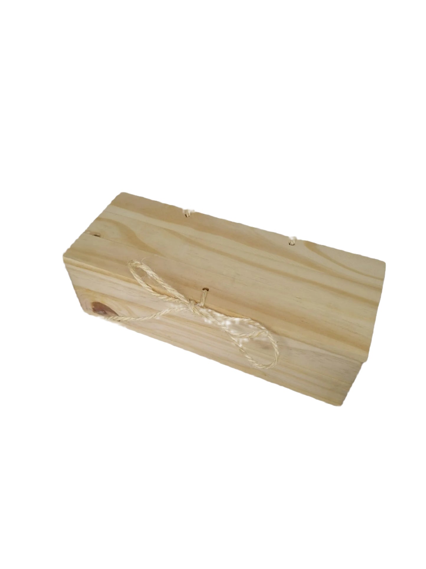 Caixa Elegante de Vinho em Madeira com Forro Vermelho. - Finngifts