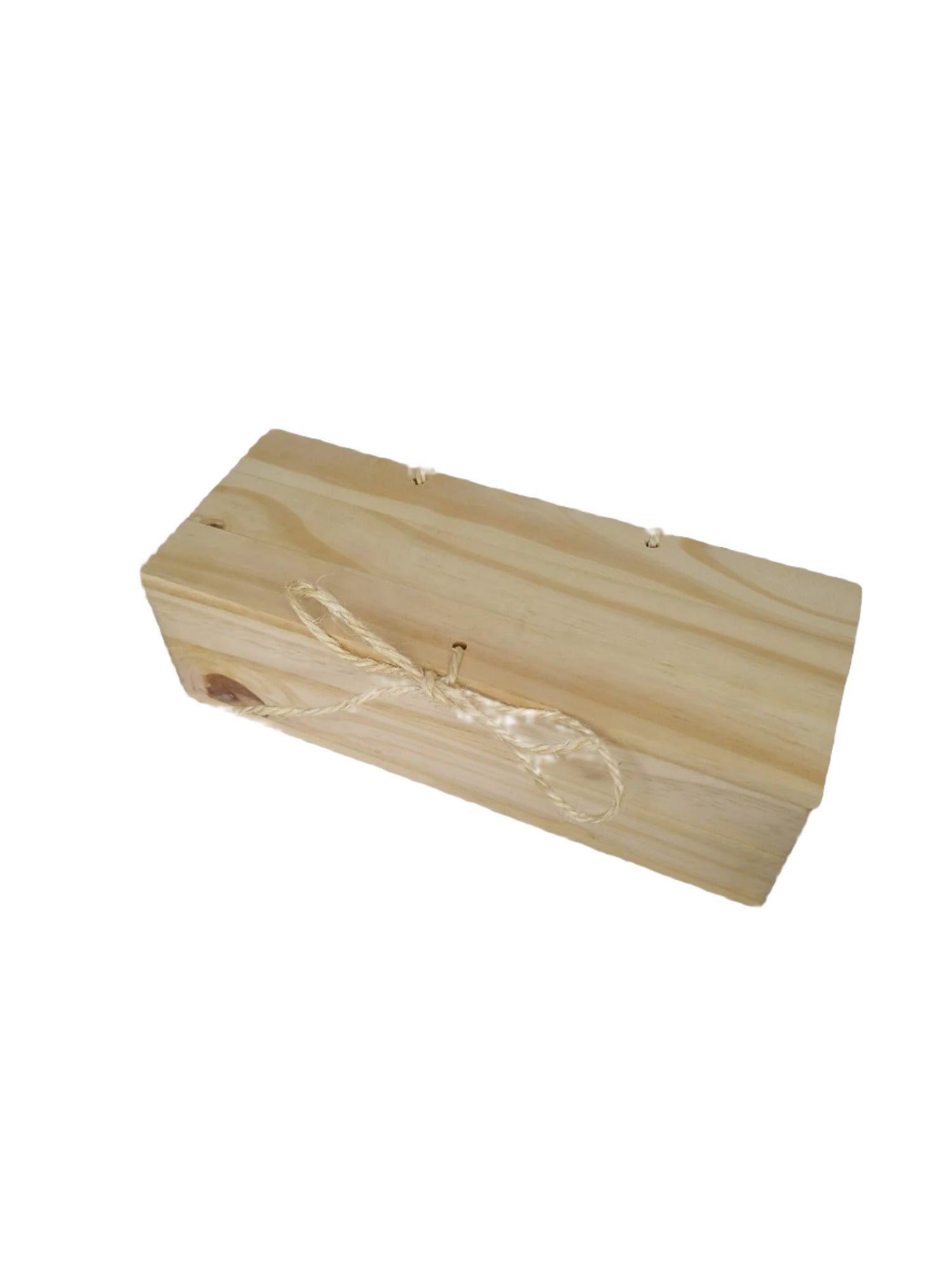 Caixa Elegante de Vinho em Madeira com Forro Vermelho. - Finngifts