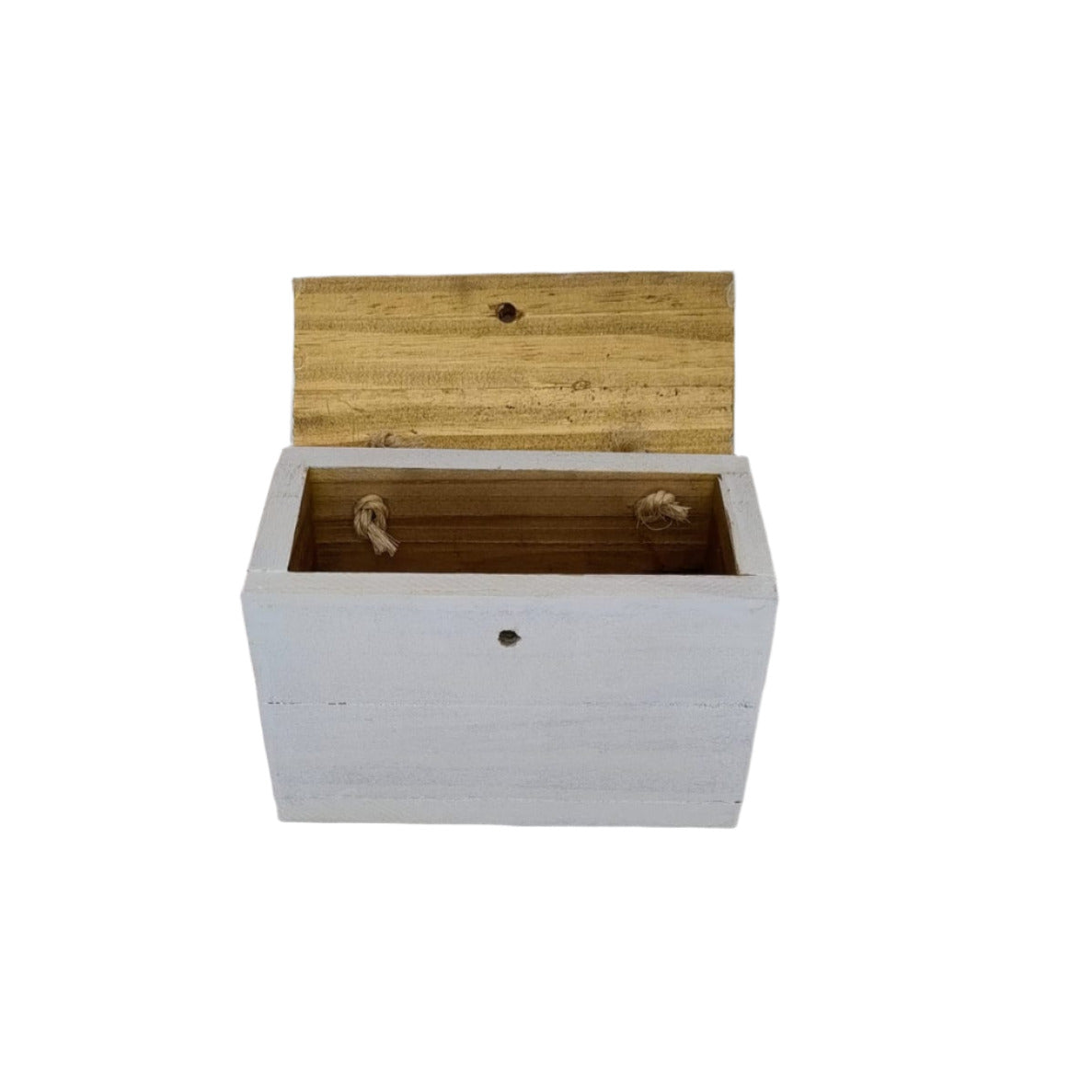 Caixa de Presente Elegante em Madeira. Branco e dourado - Finngifts