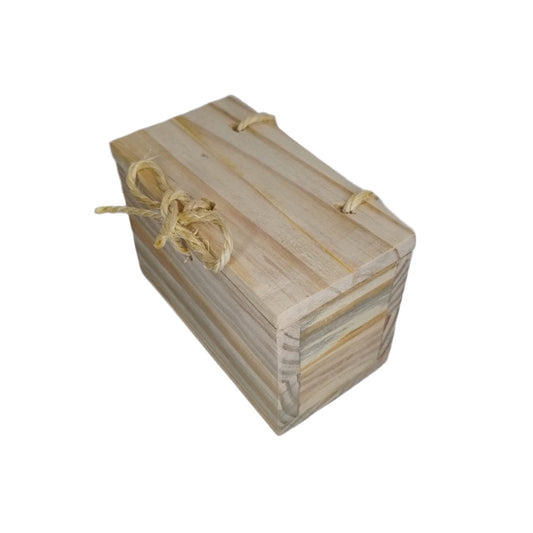 Caixa de Presente em Madeira Natural - Finngifts
