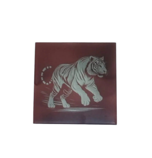 Tigre vermelho azulejo